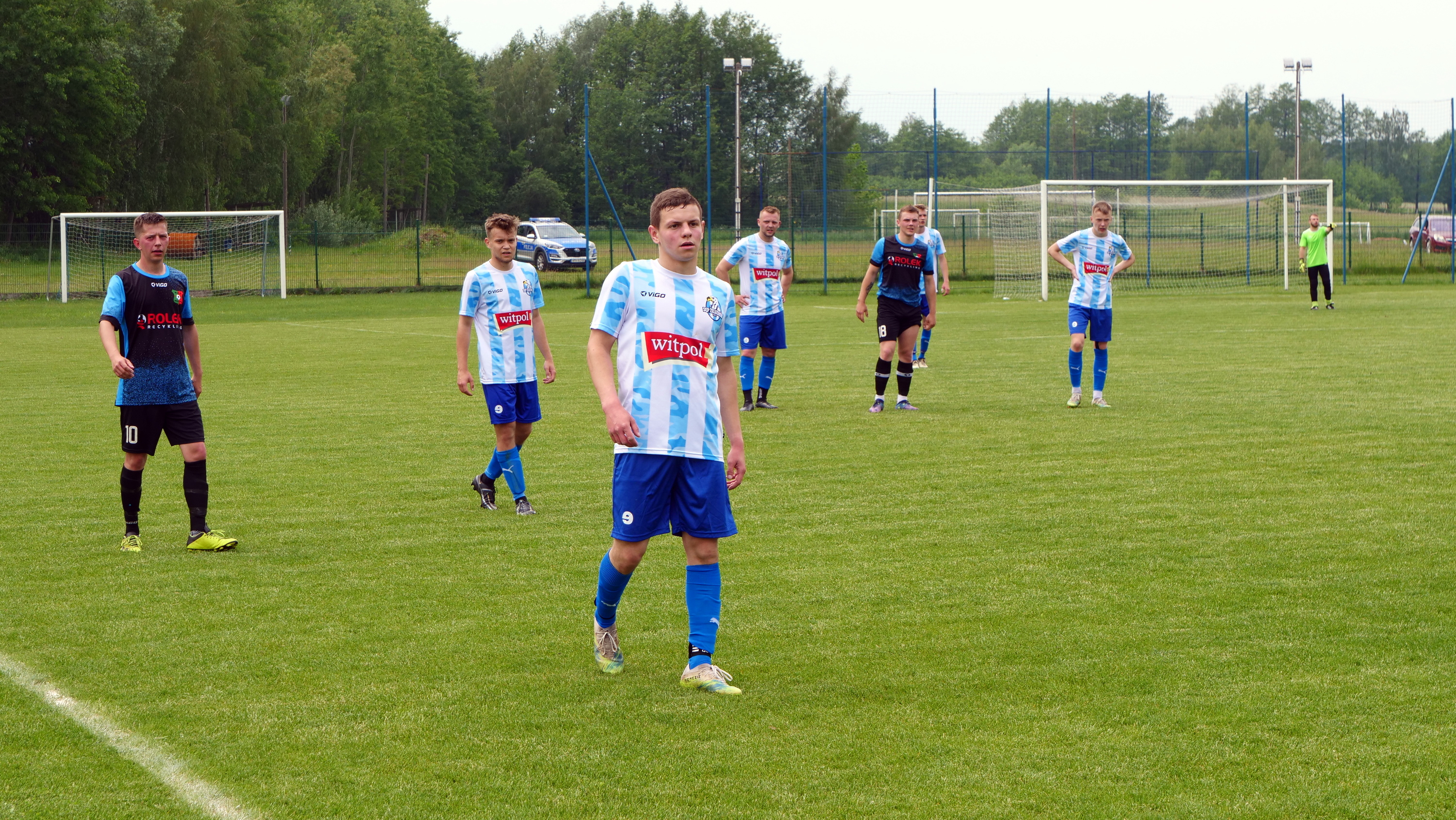 Sęp - MKS Małkinia: Ozóg pewnie w bramce, przełamanie w 83' minucie i gol Stodulskiego na wagę wygranej 1:0